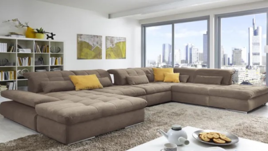 3 U-alakú kanapé, ami tökéletessé teszi a nappalit