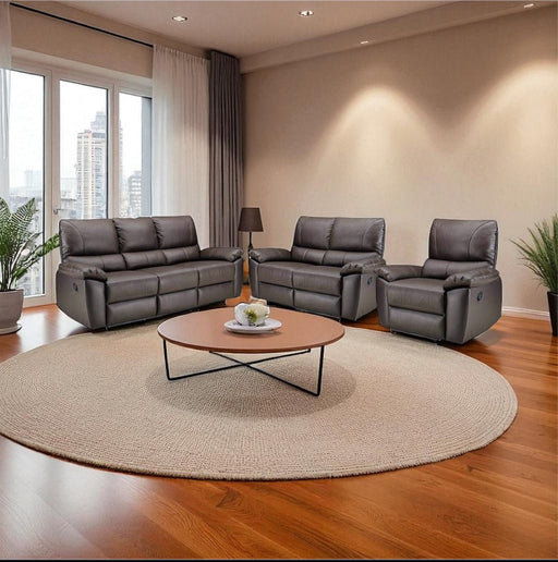 Zoé 3+2+1 Valódi bőr Relax Ülőgarnitúra