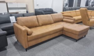 Livia Valódi Bőr Sarokgarnitúra