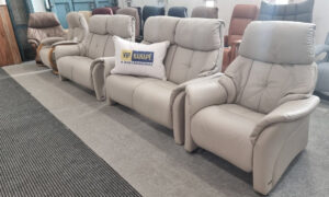 Manhattan 2+2+1 Motoros valódi bőr ülőgarnitúra