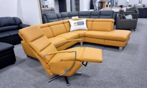 Nemo Valódi bőr Sarokgarnitúra + Relax Fotel