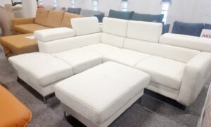 Sammy Valódi bőr nagy sarokkanapé